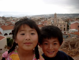 Yanmei and Daji, Crete, October 2004