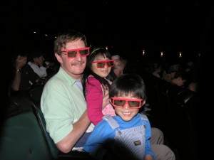 Ready for the 3D film in Sea World - San Diego