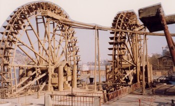 The first waterwheel on the Yellow river