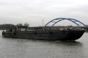 Barges on the Grand Canal
