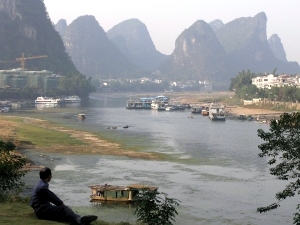 Boats on the Li River